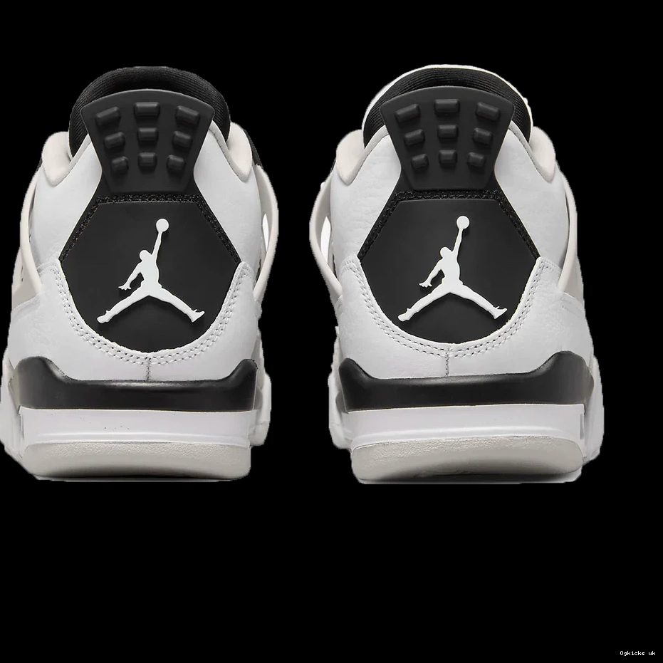 Military Retro GS Black Air Jordan 4 0709